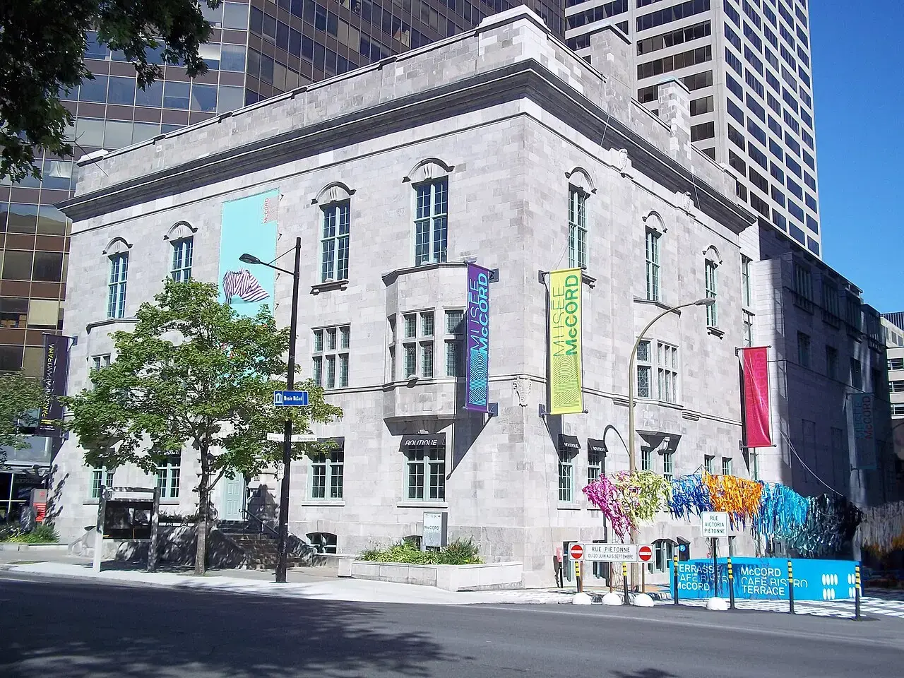 McCord Museum on Rue Sherbrooke in 2011; venue photograph, not the Montreal 1976 exhibition.