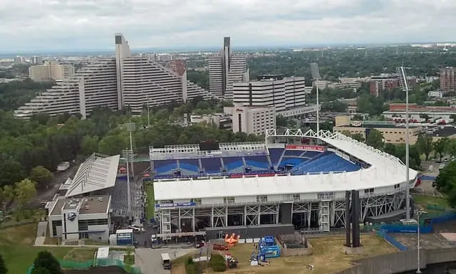Saputo Stadium photographed in 2012; a venue photograph, not the advertised match.