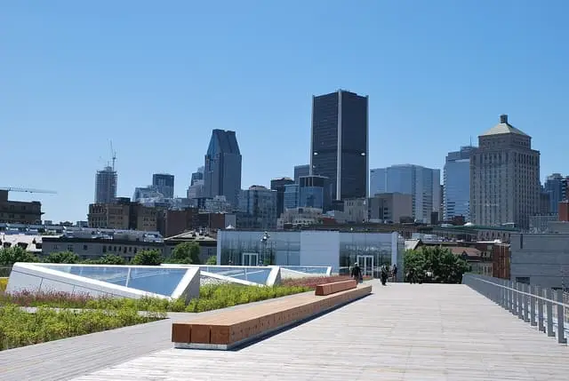 The promenade at Montréal’s Grand Quai; a venue photograph, not a Reggae Nation performance.